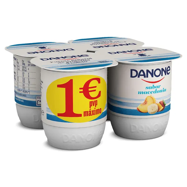 Yogur sabor macedonia Danone pack 4 x 120 g 3