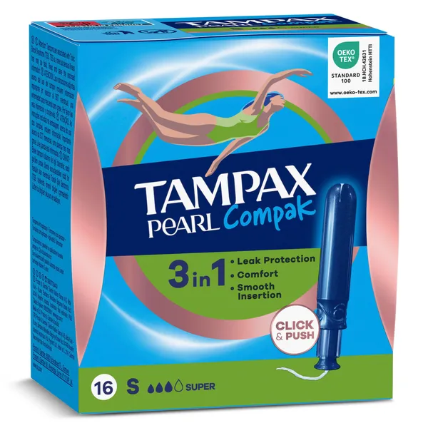 Tampón super Tampax caja 16 unidades