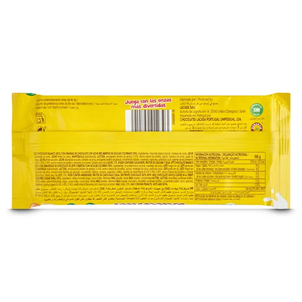 Chocolate blanco con lacasitos Lacasitos 100 g 3