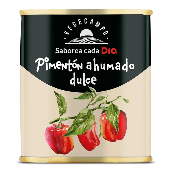Pimentón ahumado dulce Dia Vegecampo lata 75 g 2
