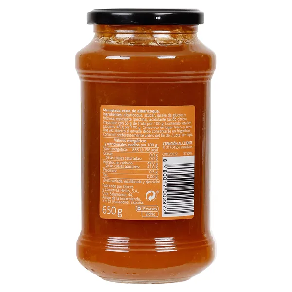 Mermelada de albaricoque extra Dia Fruticampo 650 g 3