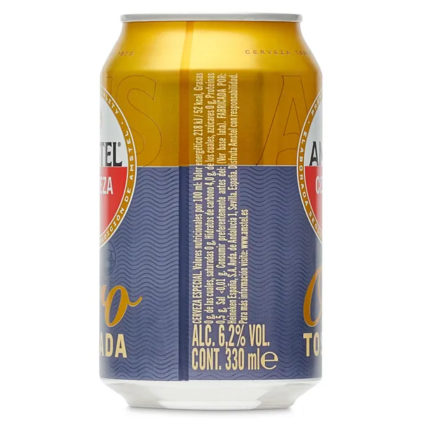 Cerveza tostada Amstel Oro 33 cl 3