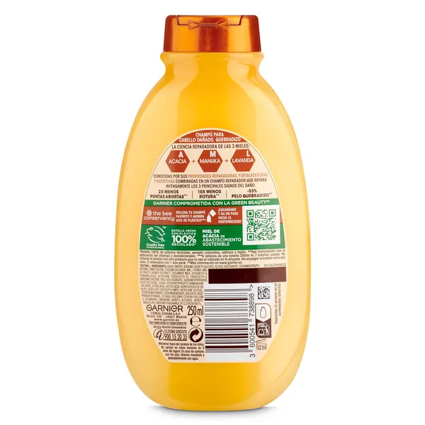 Champú tesoros de miel Original Remedies 250 ml 3