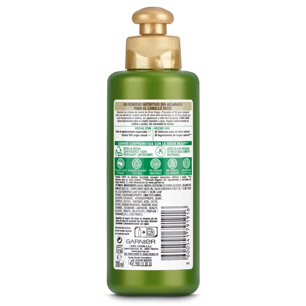 Aceite en crema sin aclarado Original Remedies bote 200 ml 3