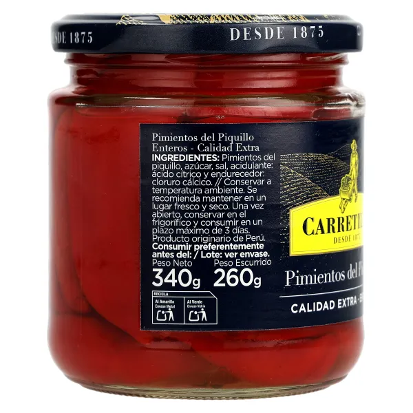 Pimientos del piquillo enteros Carretilla 260 g 4