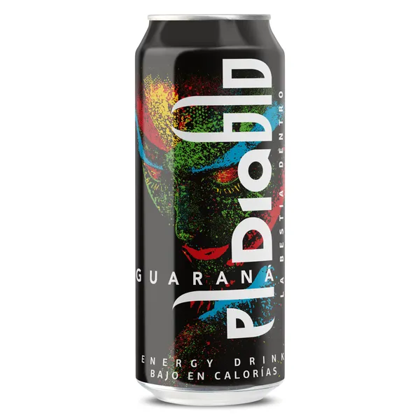 Bebida energética con guaraná Dia El diablo 500 ml 2