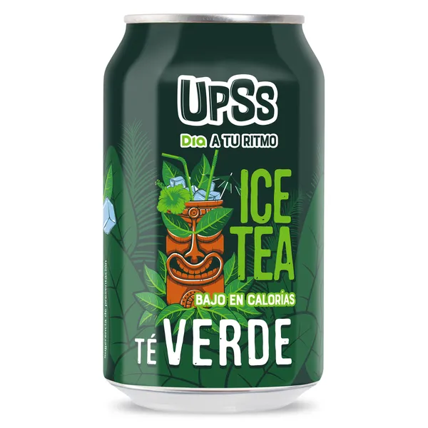 Refresco de té verde Upss Dia lata 33 cl