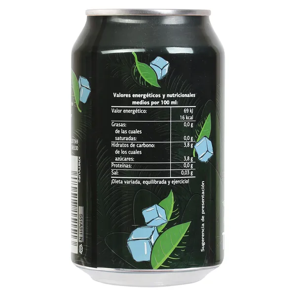 Refresco de té verde Upss Dia lata 33 cl 2