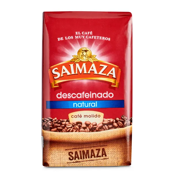 Café molido natural descafeinado Saimaza 250 g 2