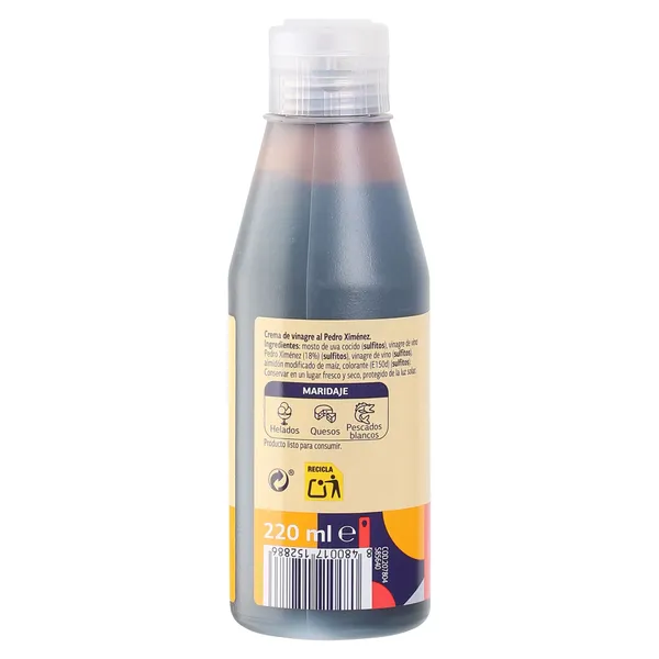 Crema de vinagre con Pedro Ximénez Aliña tu Dia 220 ml 4
