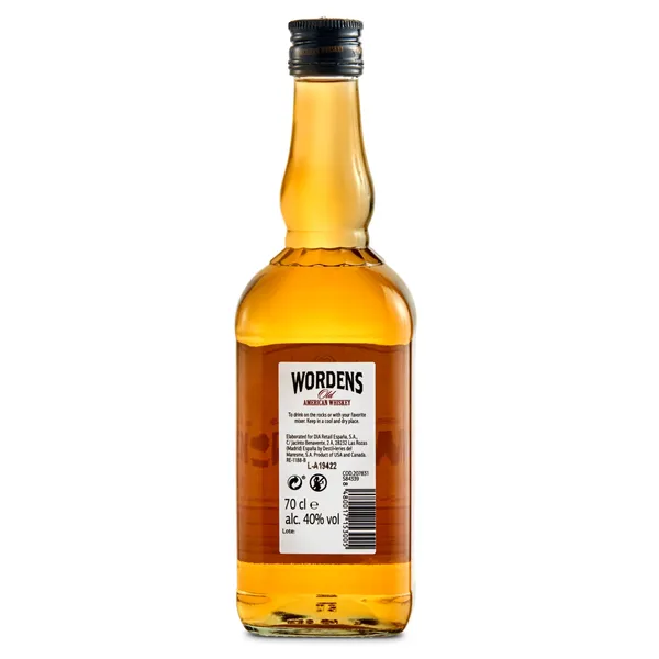 Whisky americano Wordens 70 cl 2