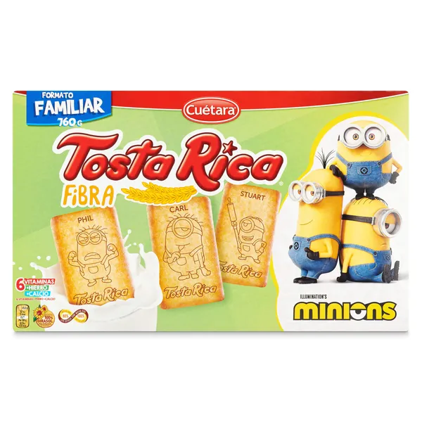 Galletas de desayuno con fibra Cuétara Tostarica 760 g 2