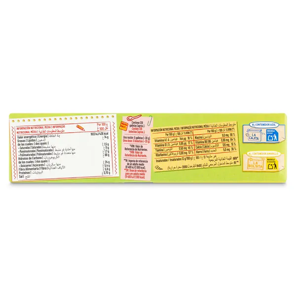 Galletas de desayuno con fibra Cuétara Tostarica 760 g 5
