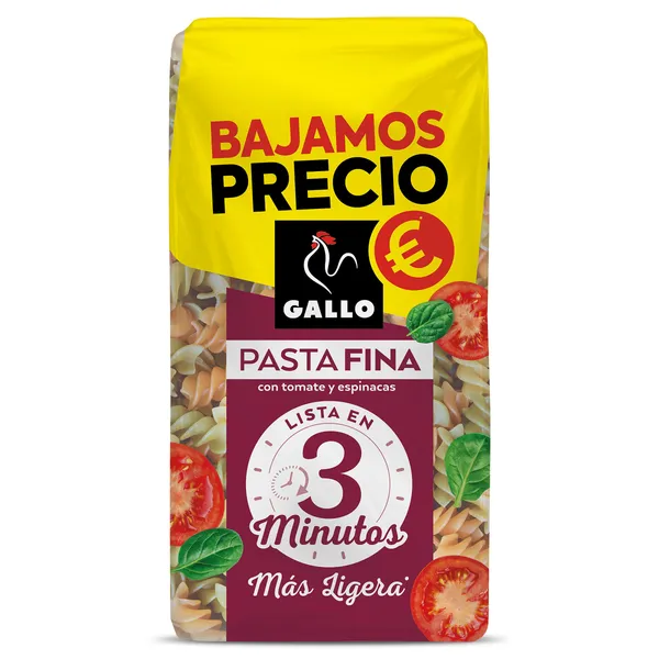 Hélices cocción rápida 3 min Gallo 400 g 2