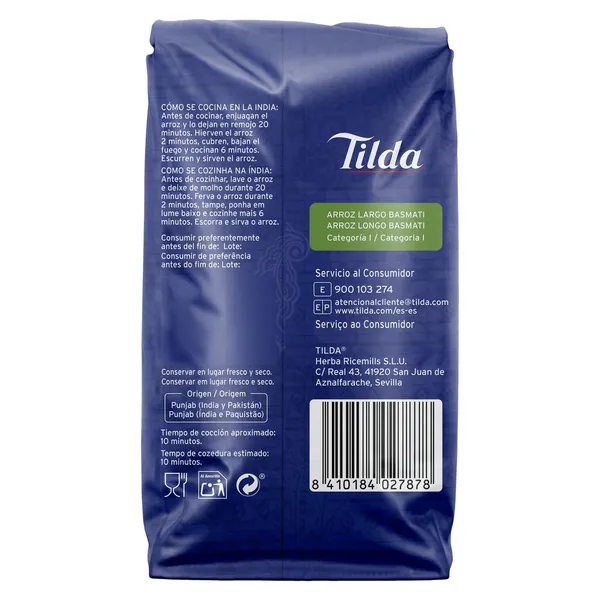 Arroz basmati Tilda 1 Kg 4