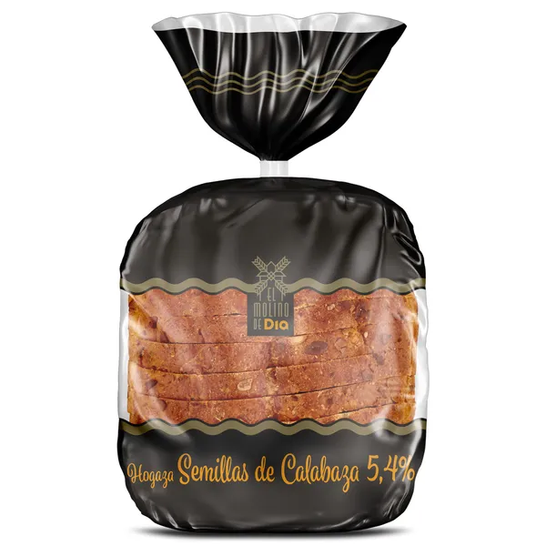 Hogaza con pipas de calabaza El Molino de Dia 500 g 2