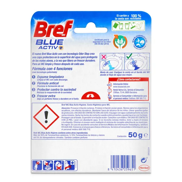 Colgador WC blue active Bref 1 unidad 3