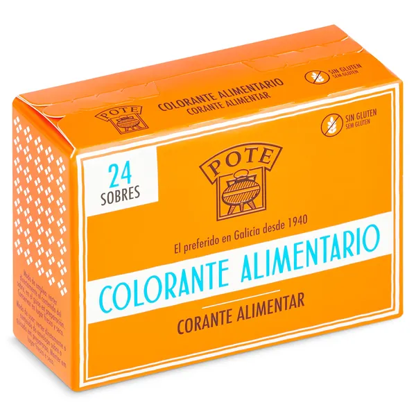 Colorante alimentario Pote sobre 19.2 g