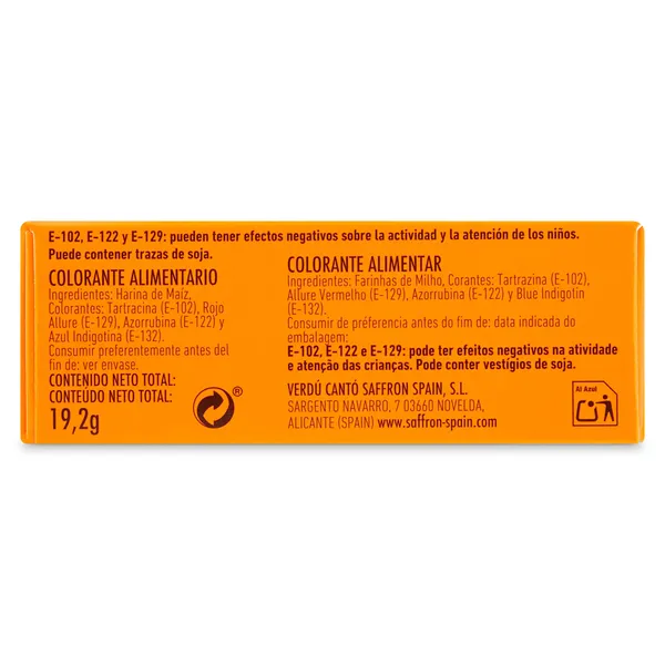 Colorante alimentario Pote sobre 19.2 g 3