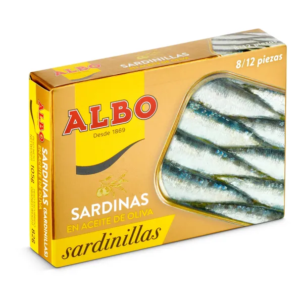 Sardinillas en aceite de oliva Albo 82 g 3
