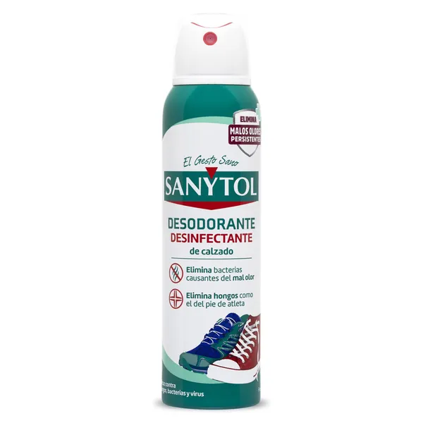 Desodorante desinfectante para calzado Sanytol spray 150 ml 2