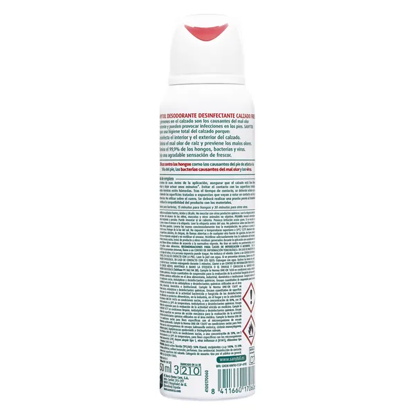 Desodorante desinfectante para calzado Sanytol spray 150 ml 3