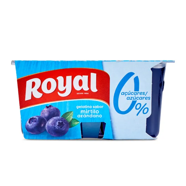 Gelatina de arándanos Royal pack 4 x 90 g 2