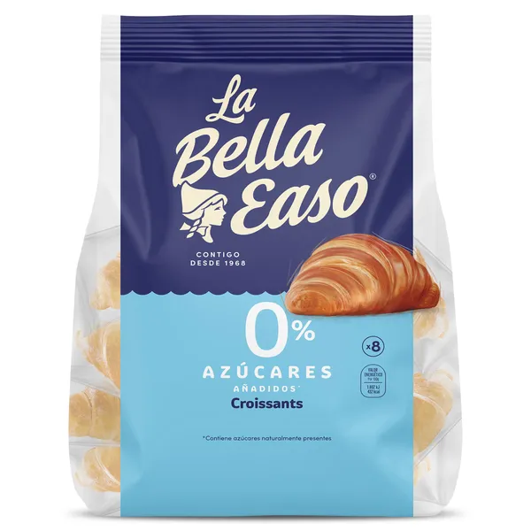 Croissants 0% azúcar añadido La bella easo 240 g 2