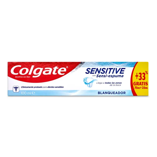 Pasta de dientes blanqueadora Colgate Sensitive tubo 75 ml 2