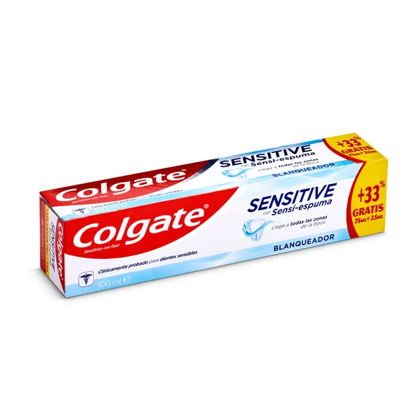 Pasta de dientes blanqueadora Colgate Sensitive tubo 75 ml