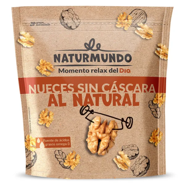 Nueces peladas al natural Dia Naturmundo 200 g 2