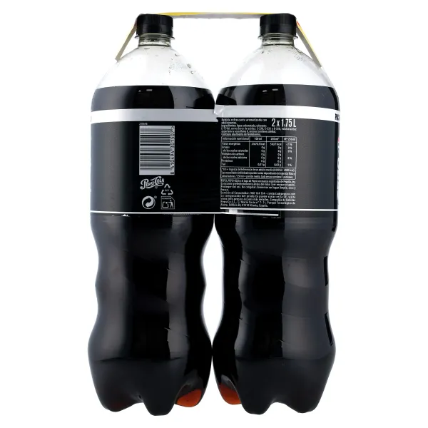 Refresco de cola zero azúcar Pepsi botella 2 x 1.75 L 2