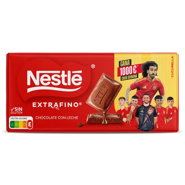 Chocolate con leche Nestlé Extrafino 125 g 2