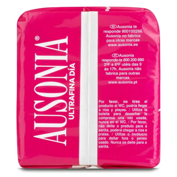 Compresas super con alas Ausonia bolsa 12 unidades 4