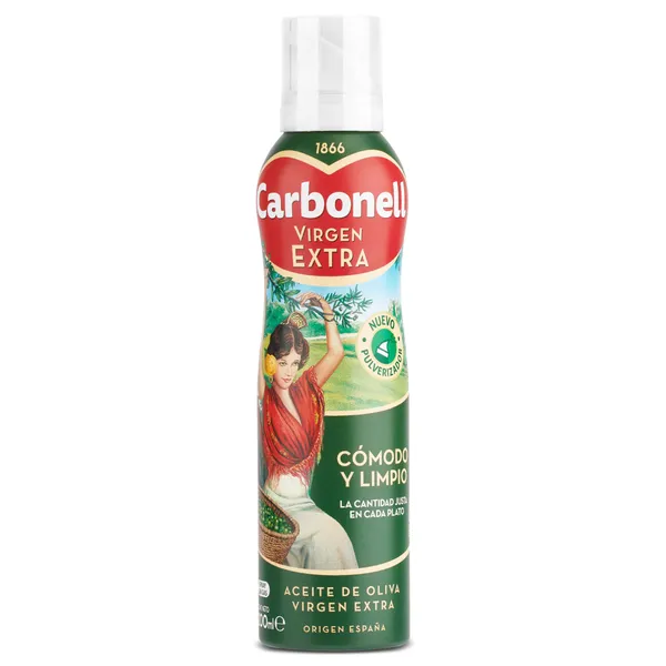 Aceite de oliva virgen extra en spray Carbonell 200 ml 2