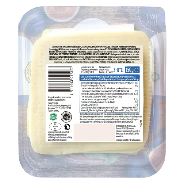 Queso havarti madurado Arla 150 g 2