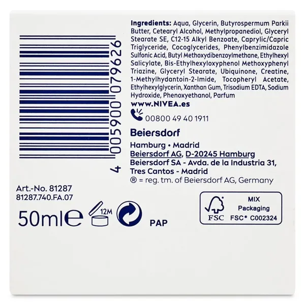 Crema de día antiarrugas spf 30 Nivea frasco 50 ml 3
