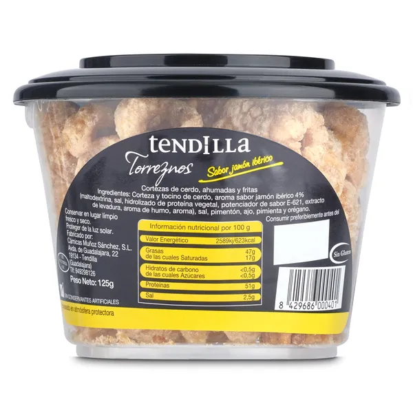 Torreznos sabor jamón ibérico Tendilla 125 g 3