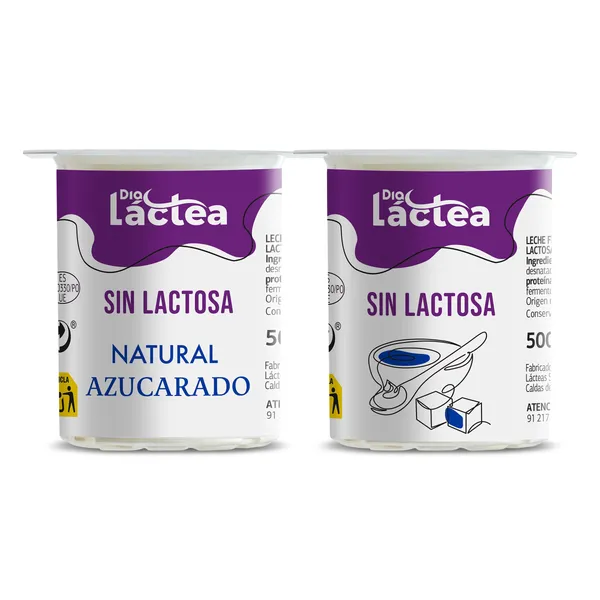 Postre sin lactosa natural azucarado Dia Láctea pack 4 x 125 g 3