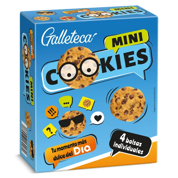 Mini galletas con pepitas de chocolate Galleteca de Dia caja 160 g 3