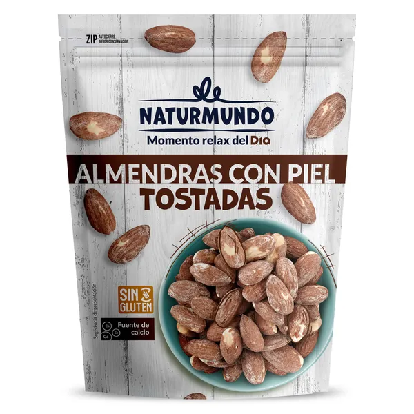 Almendras tostadas con piel Dia Naturmundo 200 g 2