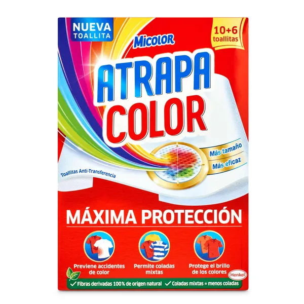 Toallitas atrapa color Micolor caja 16 unidades 2