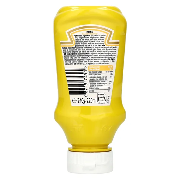 Mostaza suave Heinz 240 g 3