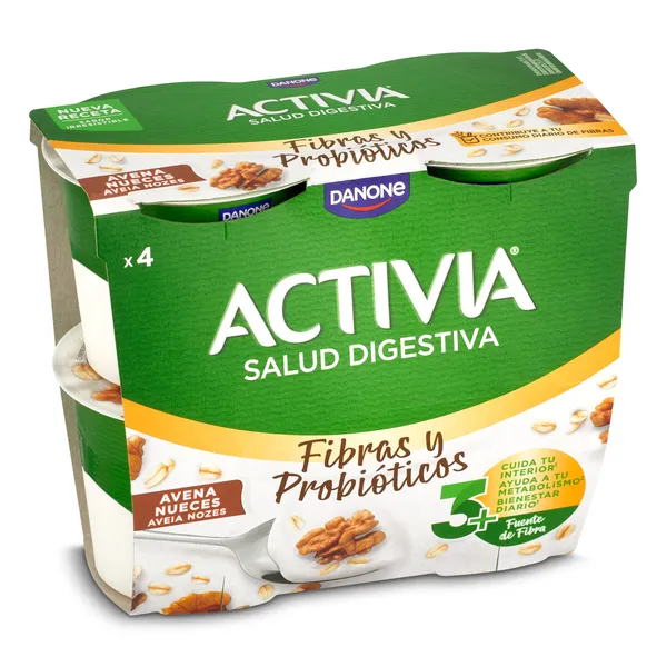 Bífidus con avena y nueces Activia 4 x 115 g 3