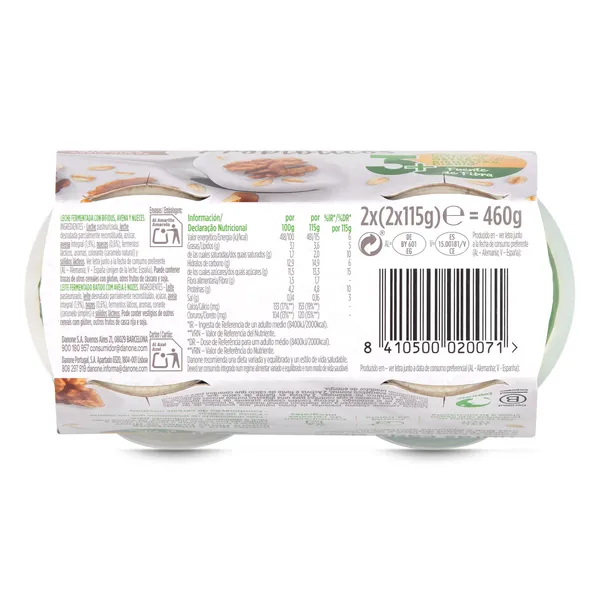 Bífidus con avena y nueces Activia 4 x 115 g 4