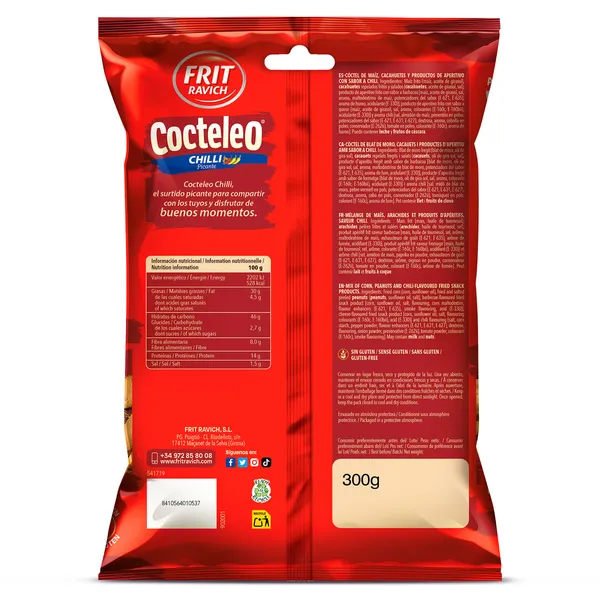 Mix frutos secos chilli picante Frit ravich bolsa 300 g 2