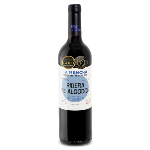 Vino tinto Crianza D.O. La Mancha Ribera de Algodor 75 cl 2