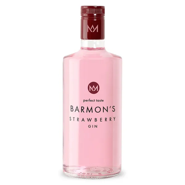 Ginebra sabor fresa Barmon's botella 70 cl