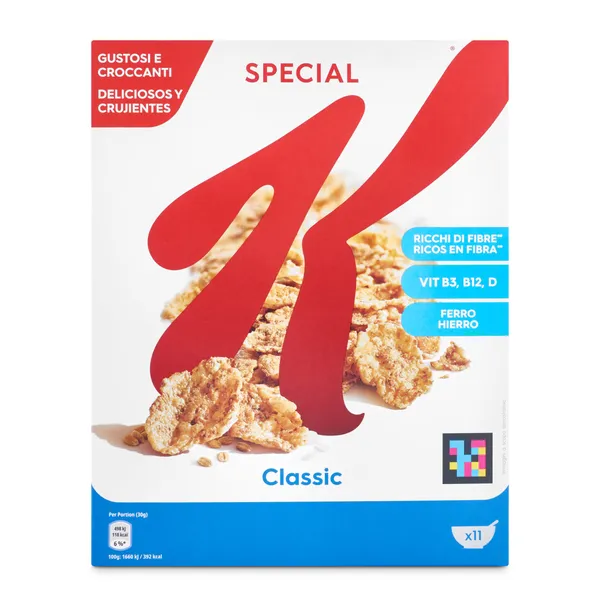 Cereales copos de trigo integral y arroz Kellogg's Special K caja 335 g 2