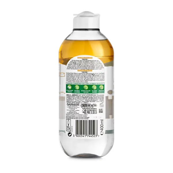 Agua micelar en aceite Garnier bote 400 ml 2